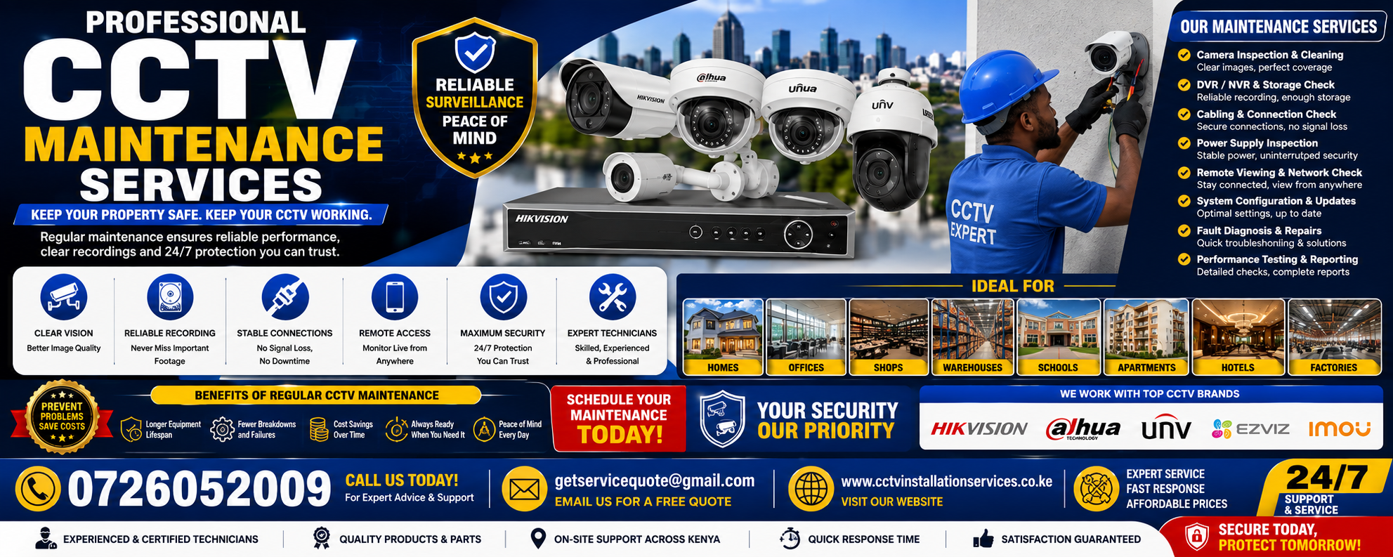 CCTV Maintenance Services